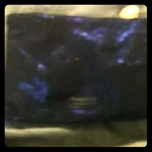 Blue shimmer purse